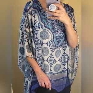 Ladies sheer tunic- sz M/L, Style&Co,